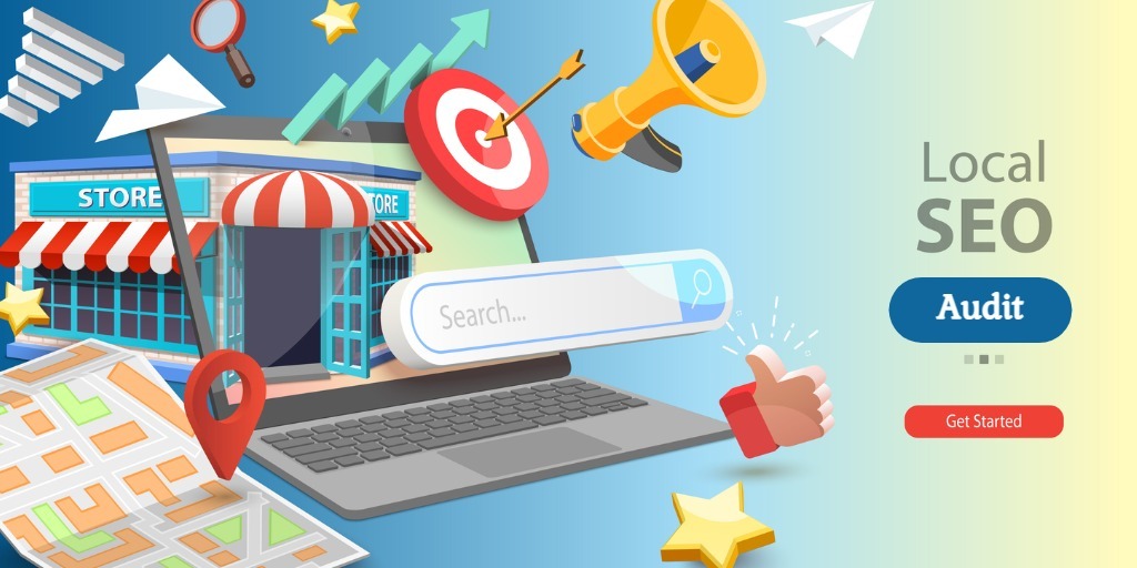 A graphical illustration of local SEO audit to boost local organic traffic (2)